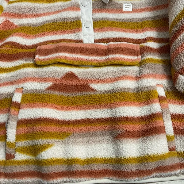 Billabong Multicolor Striped Jacket - Image 4