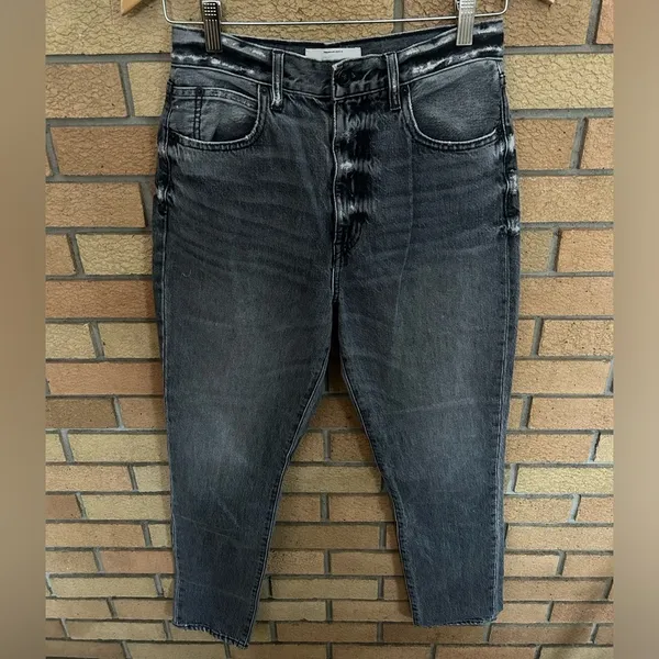 SLVRLAKE Beatnik Ultra High Rise Slim Rigid 90’s Mom Jean in Moonlight Size 27 - Image 4