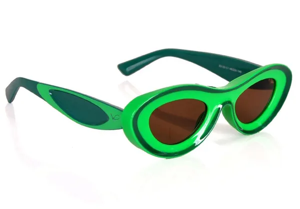 Y2K Neon Galaxy Round Lens Sunglasses - Image 2
