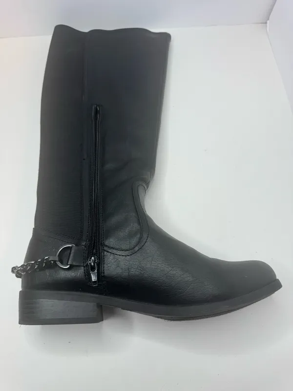 Nautica Ridgeland Black Riding Boots Size 8 - Image 5