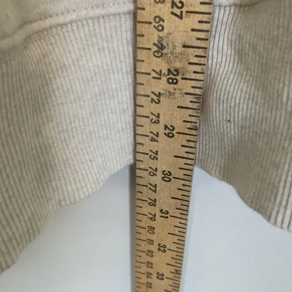Aerie Women’s Nude Cream Oversized Crewneck Sweatshirt Long Sleeve Size Small - Image 12