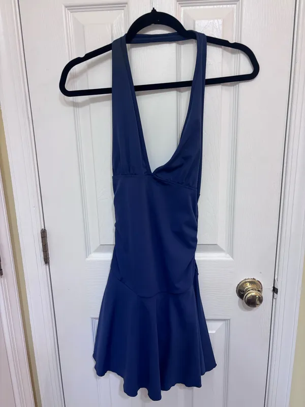 SheIn Navy blue halter top dress - Image 2