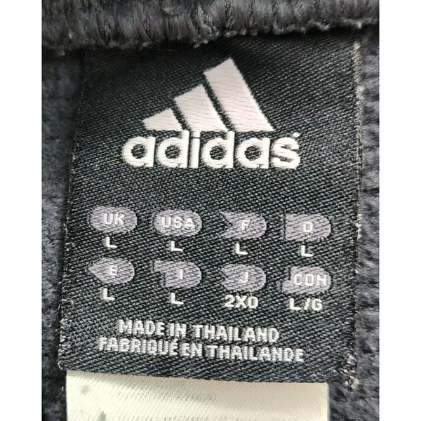Adidas Athletic Shorts 3-Stripe Running‎ Gym Training Gray Red Women's L - Image 5