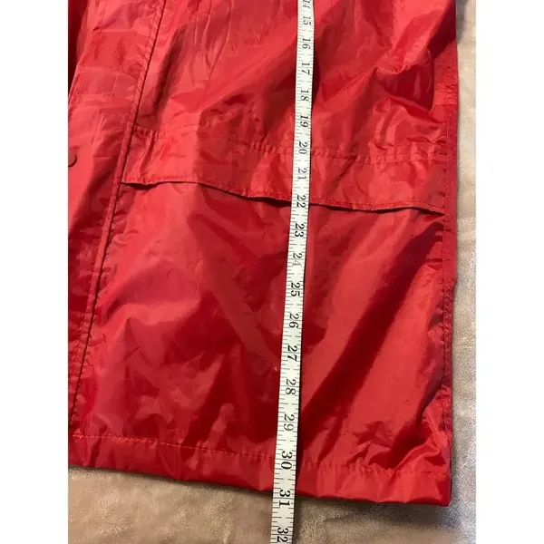 G III Sports Carl Banks OU Hooded Raincoat Size Medium Oklahoma Sooners Crimson - Image 5