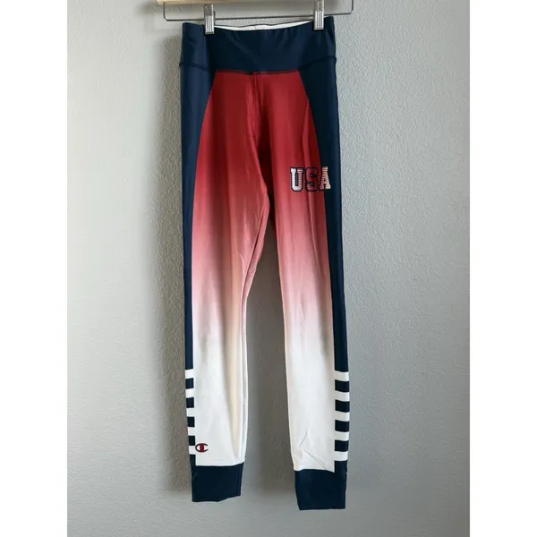 Champion Team USA 2020 Tokyo Olympics Women's Track Suit Set Jacket Leggings‎ XS - Image 12