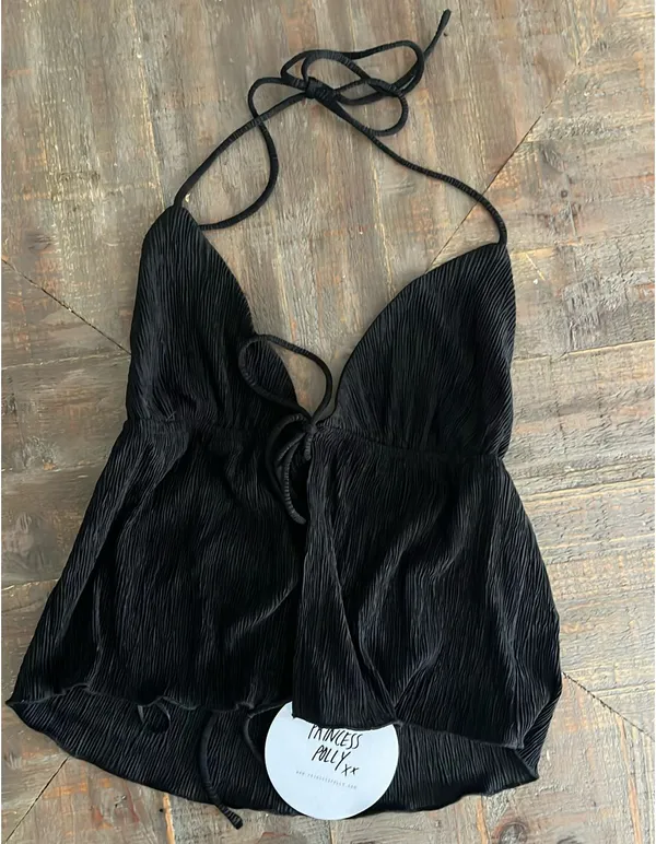 Princess Polly Chantria Top Black - Image 2