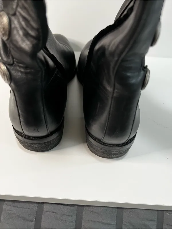 Arturo Chiang Enchante Black Leather Equestrian Riding Boots - Image 6