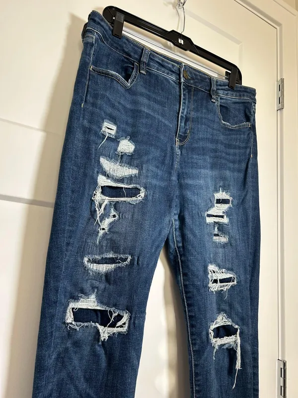 Tall/long jegging skinny jeans - American Eagle plus size 14 - Image 2