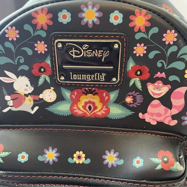 Loungefly Disney Alice In Wonderland Mini Backpack*READ* - Image 2