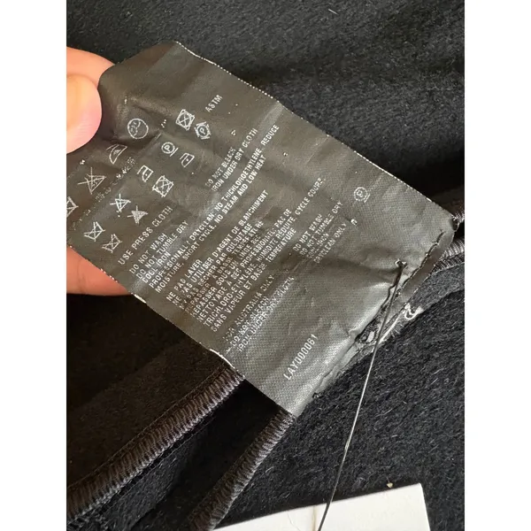 Prada Black Wool Angola Blend Jacket Size 44 US 8 - Image 10