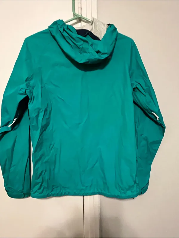The North Face Steep Series Teal Hooded Full Zip Windbreaker Jacket S/P - Image 5