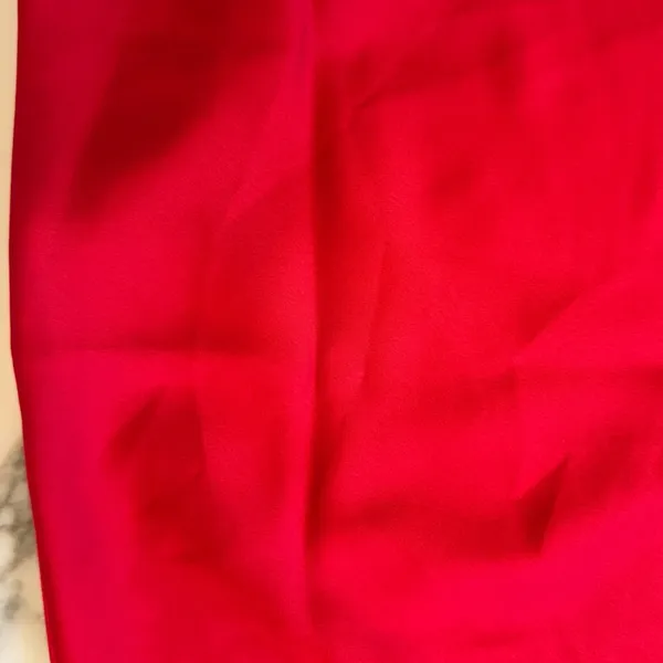 NWT J Crew Candy Apple Red satin camisole - 2 small pinch marks from hanger - Image 12