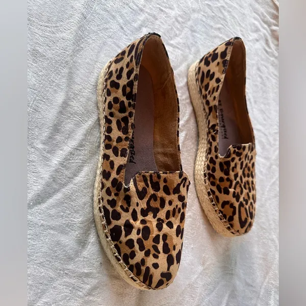 Dr. Scholl's Tan and Brown Leopard Flats - Image 2