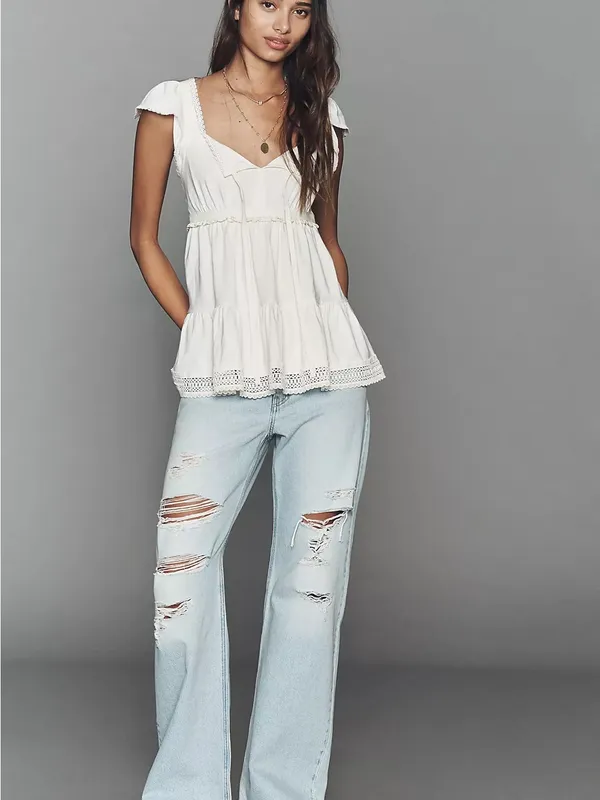 Anthropologie Tiered Tunic Top - Image 4