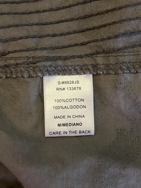 Love Tree Jacket Womens Medium Green Camo Military Zip Pockets Lightweight - Image 10