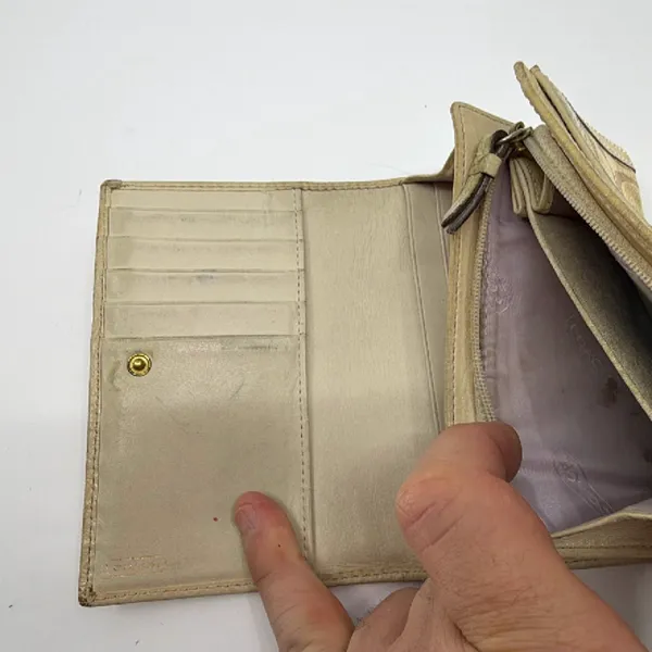 Coach Brown Signature C Canvas Bifold Wallet - Image 4