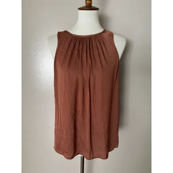 Sleek Draped Low-Back Blouse - Image 5