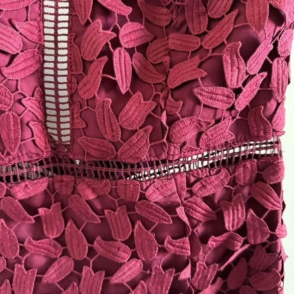 Bardot Gemma Dress Burgundy - Image 8