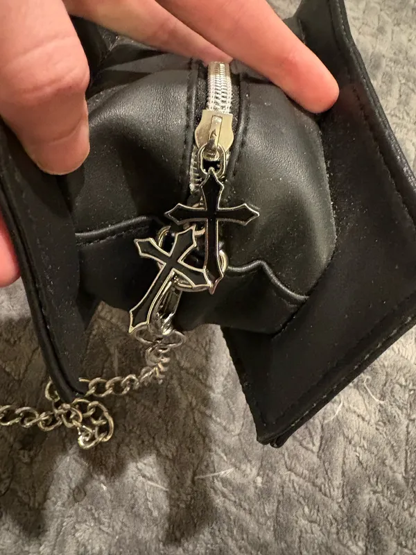 Spirit Halloween Coffin Crossbody Bag - Image 5