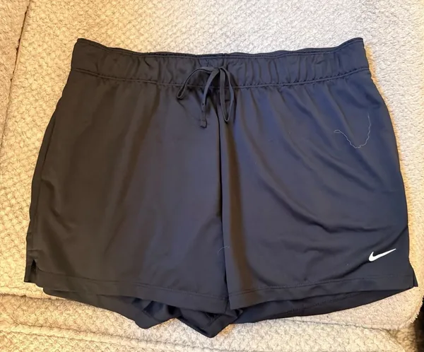 Nike Women's Dri-Fit Training Shorts Black Size L DA0319-013 - Image 3