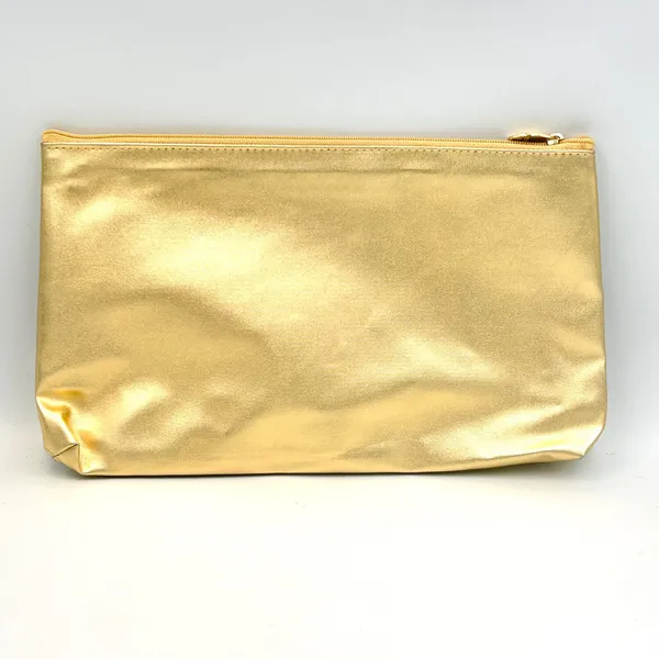 Vintage‎ Mary Kay Makeup Bag Pouch Gold Metallic Glam Travel Cosmetic 90s NEW - Image 4
