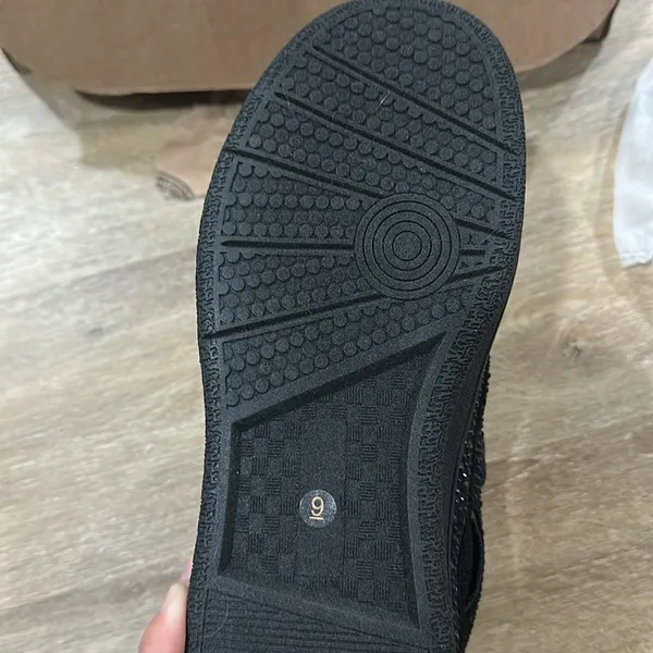 Black Studded Sneakers - size 9 fashion sneakers - Image 3