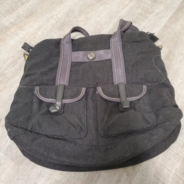 Lululemon Athletica Lucky Wool Charcoal Gray Neon XL Tote Bag - Image 2