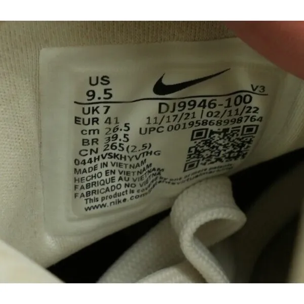 Nike AF1 PLT.AF.ORM Summit Triple White Sneaker DJ9946-100 Air Force 1 Women 9.5 - Image 13