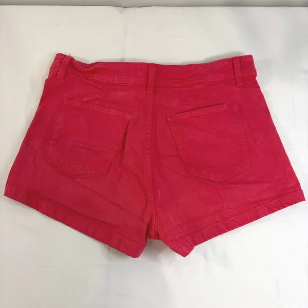 Universal Threads Red Sailor Shorts Womens Size 14 High Rise Denim Mini Shorts - Image 3