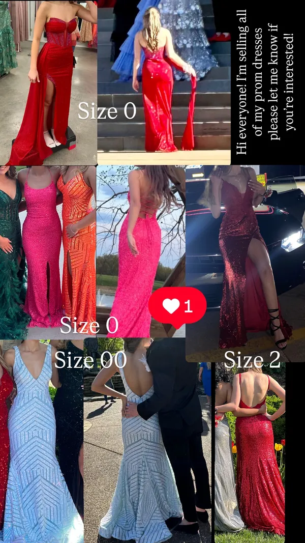Nox Prom Dress Red Size 0 - Image 3