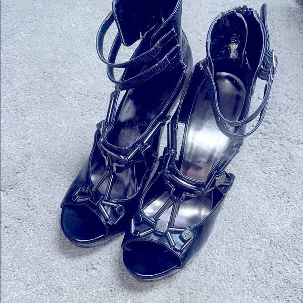 Baby Phat Y2k vintage platform heels with Smooth Finish size 9 - Image 2
