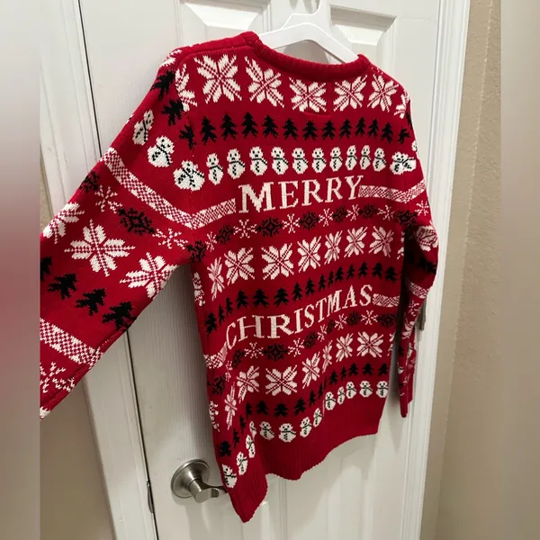 PULL & BEAR Christmas Sweater Size Large women’s Medium Men’s Mex (38) - Image 9