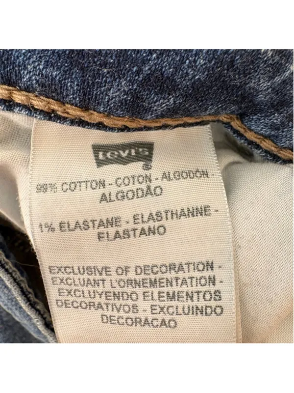 Levis 529 Womens 32” 14M Curvy Bootcut Denim Jeans Medium Wash Mid Rise Stretch - Image 4
