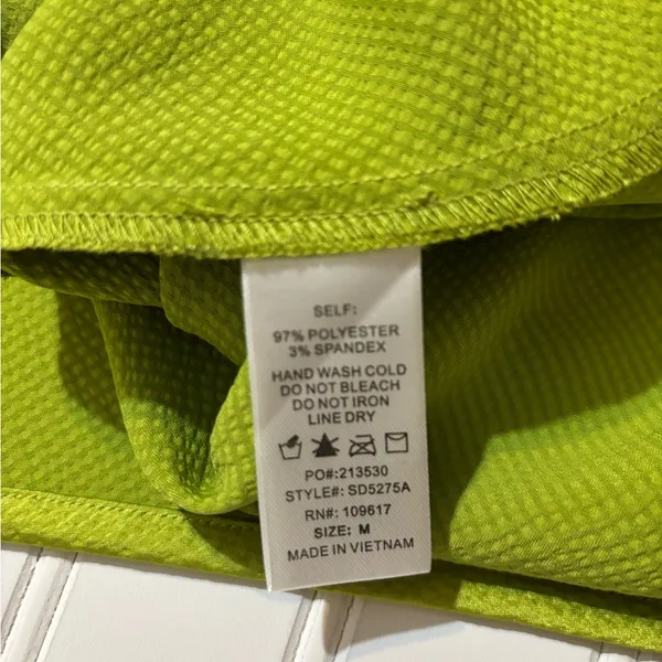 Lime Green Women's Slip Dress - Image 7