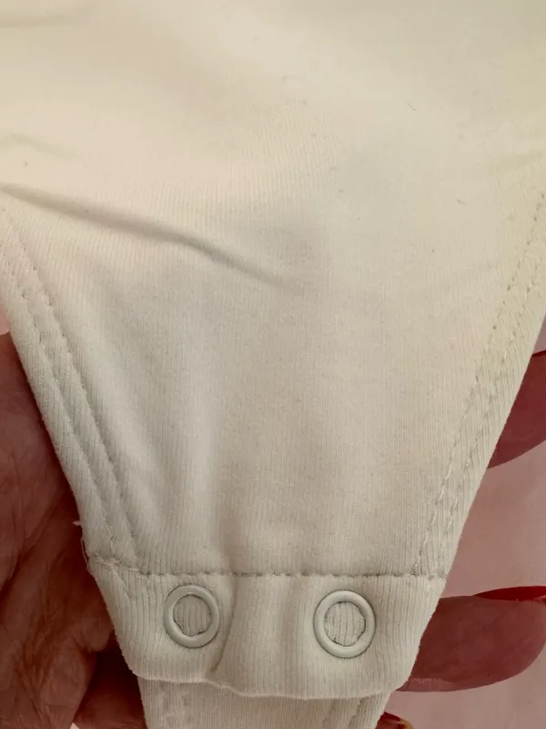 Aritzia Babaton Contour Muscle White bodysuit, size XS minimalist quiet luxury - Image 9