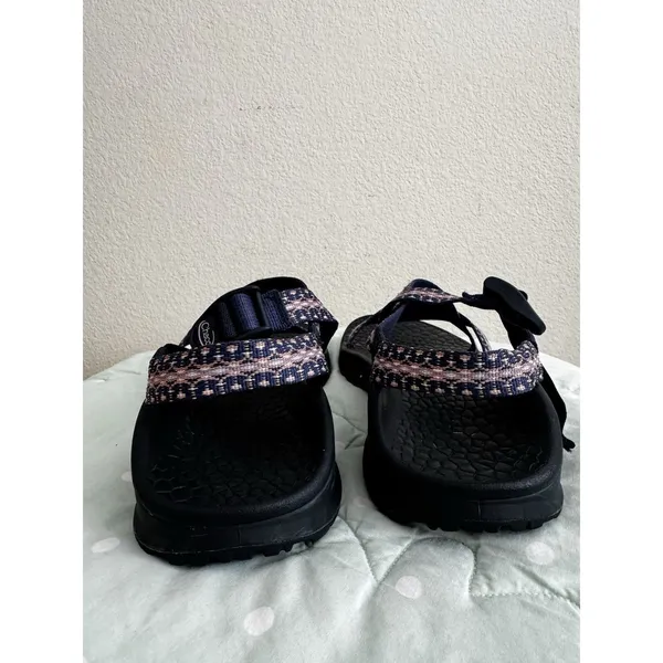 Chaco Black/Pink/Blue Strappy Sandals Women's US 11 Synthetic Adjustable - Image 9
