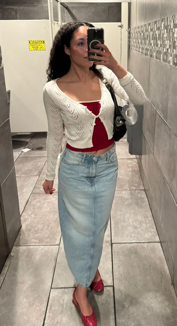 Aeropostale Cream Crochet Cardigan - Image 2
