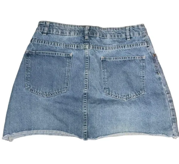 Cotton On  A Line denim mini skirt - Image 2