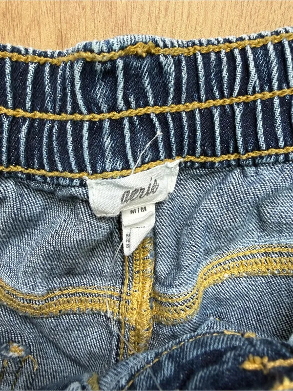 Aerie Denim Trouser Jorts / Boardwalk Denim Shorts Size Medium - Image 3