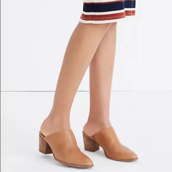 Madewell The Harper Tan Mule - Image 4