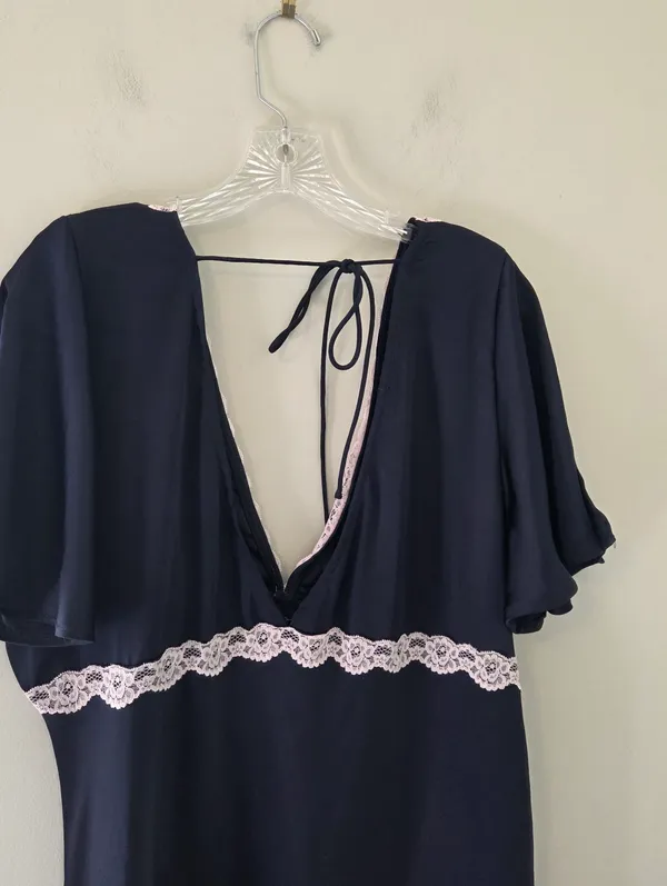 Princess Polly Jaron Mini Dress Navy Curve NWT - Image 6
