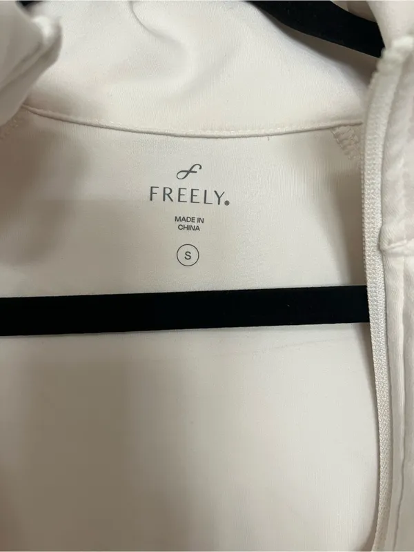 Freely By Athleta Cream Lightweight Utility Jacket - Image 3