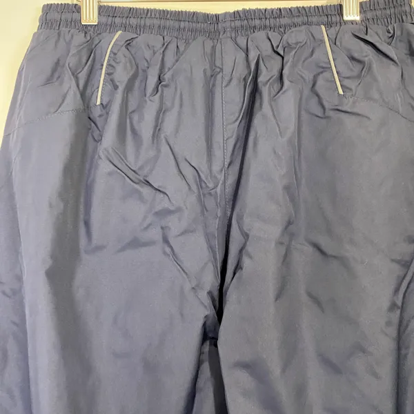 North End Women’s Casual Lined Windbreaker Pants Blue Grey Luster Size Large NWT - Image 7