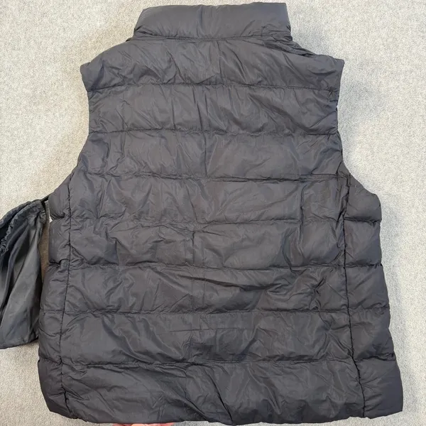 UNIQLO Ultra Light Down Puffer Vest Black Women's Medium Packable Lightweight - Image 6