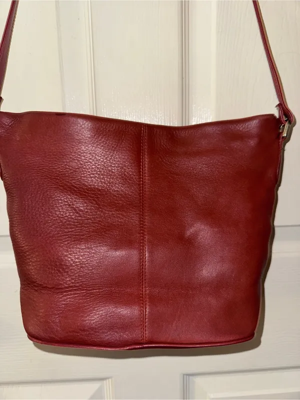 Vintage Etienne Aigner Brown Leather Crossbody Bag made in Korea - Image 7
