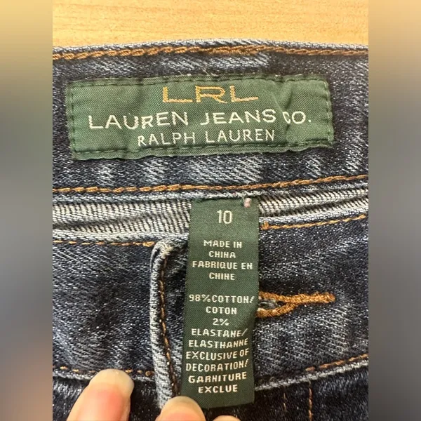 Lauren Ralph Lauren Classic Bootcut Jeans ‎ Dark Wash Womens 10 - Image 5