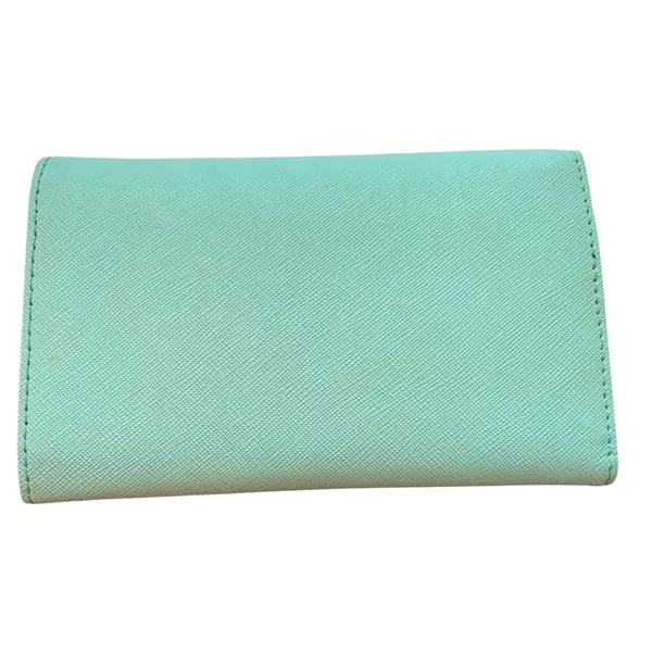 Kate Spade Baby Blue Leather Tri Fold Wallet - Image 2