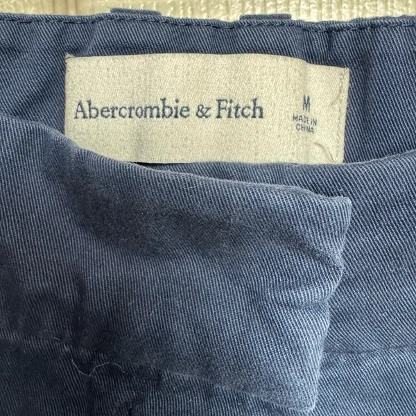 Abercrombie & Fitch Womens Cargo Pants Wide Leg Cropped Blue Size M‎ - Image 7