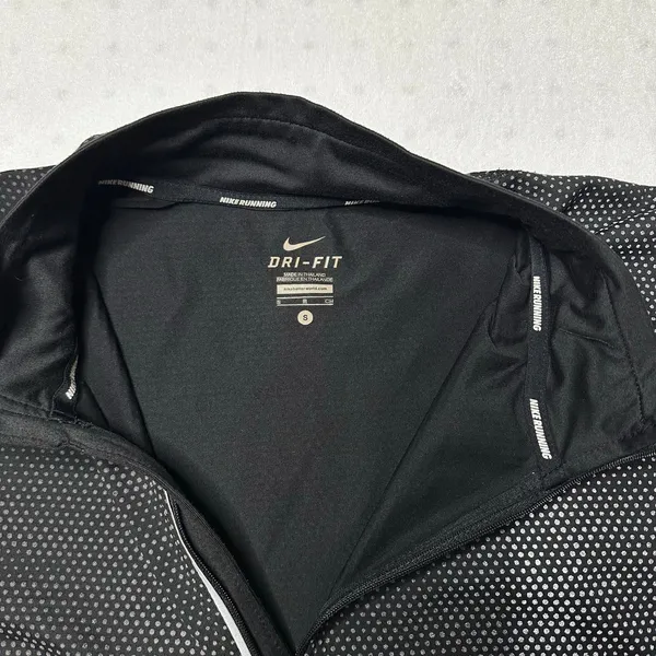 Nike Dri-FIT Running Quarter Zip Pullover Women’s Small Black - Image 3
