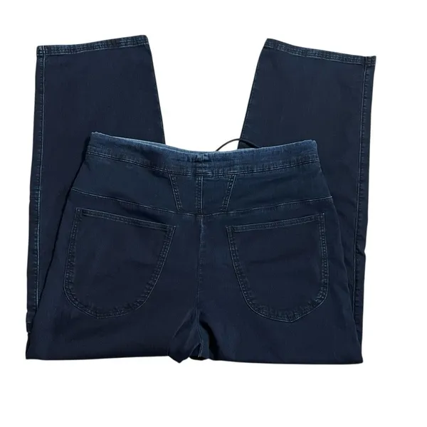 Marithe Francois Girbaud Dark Wash Pull On Stretch Jeans M Blue Size M - Image 3